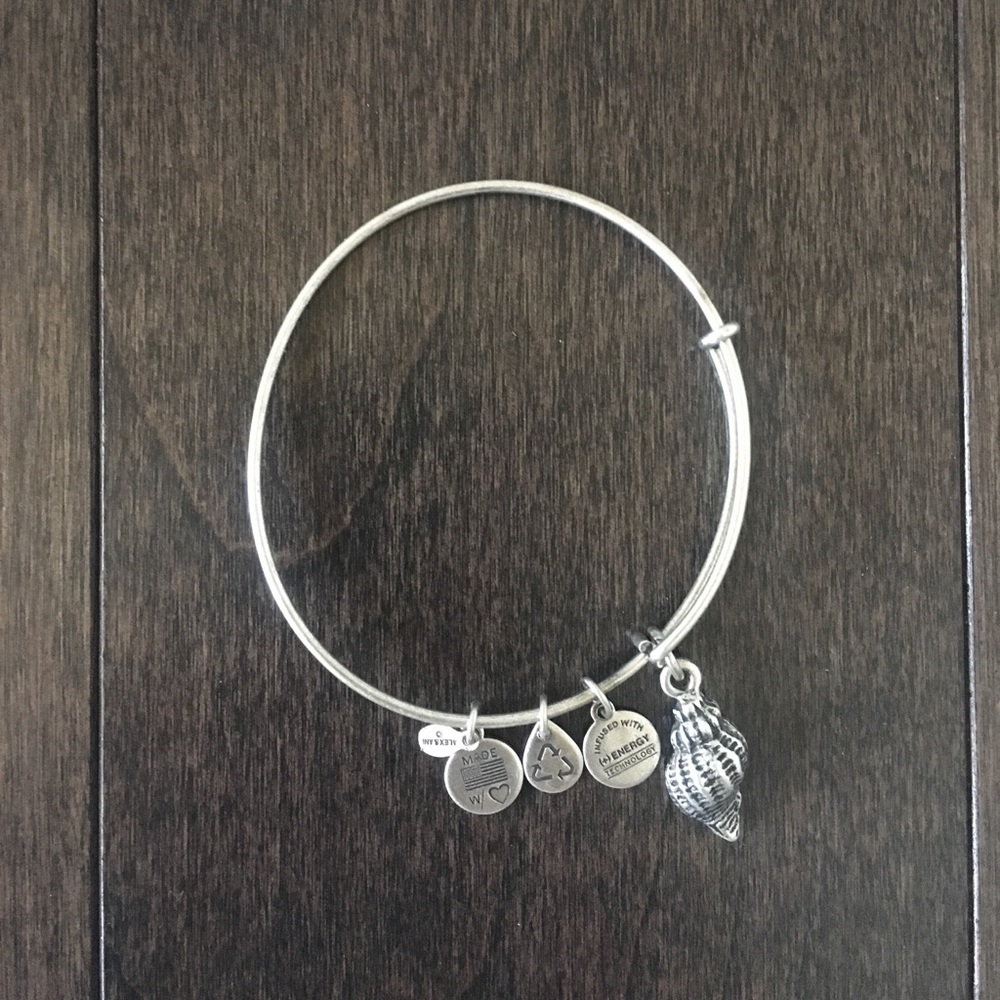 Alex and Ani bracelet. Seashell charm